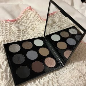 Morphe Artistry Palette 9W Smoke & Shadow Lightly Swatched (a few colors)